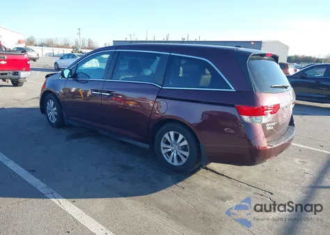 2014 Honda Odyssey Ex-L z USA, uszkodzony, nr VIN 5FNRL5H67EB108533